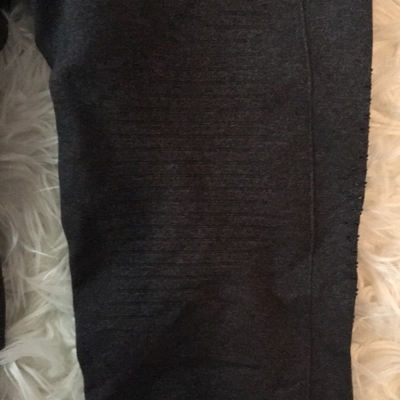 WORN 1X, Womens High Waist Workout Seamless Leggings, charcoal‎ grey, S - Picture 9 of 11